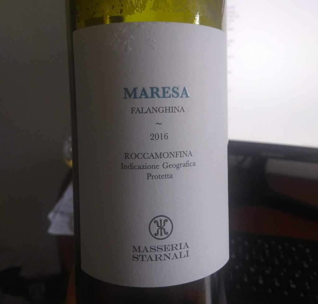 “Maresa” 2016 from Masseria Starnali. Orange or&nbsp;Not?